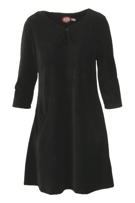 Main Image Margrete black babycord tunic