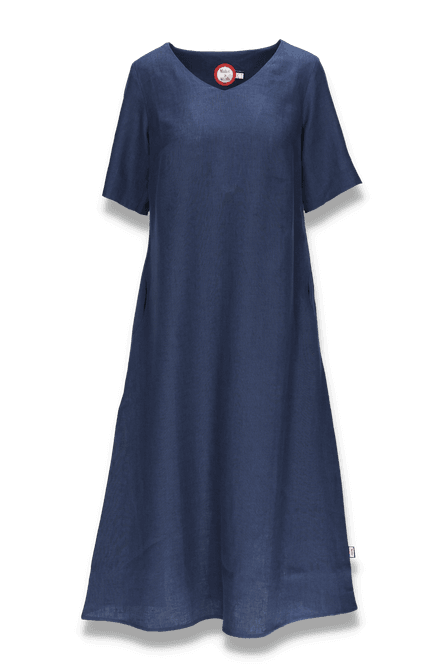 Main Image Gyda navylblue linendress