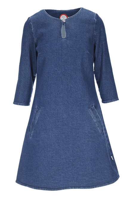 Main Image Vilma dark blue denim dress
