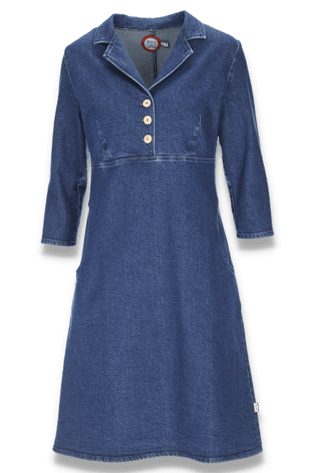 Main Image Synne dark blue denim dress