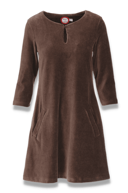 Main Image Margrete brown babycord tunic