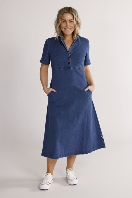 Main Image Beatrix blue denim dress