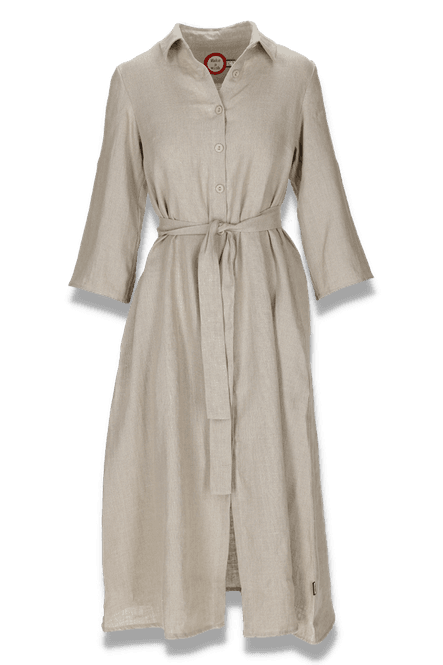 Main Image Donna nature linen shirt dress