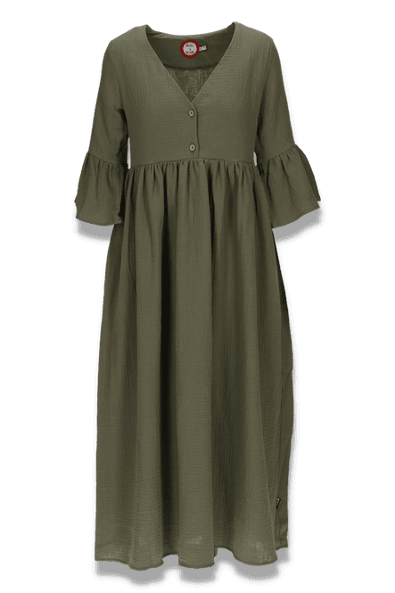 Main Image India kaki boho chic dress