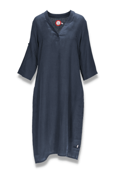 Main Image Cecilie a lovely blue linen dress