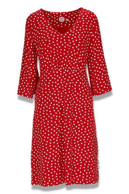 Main Image Camilla red and white heart dress