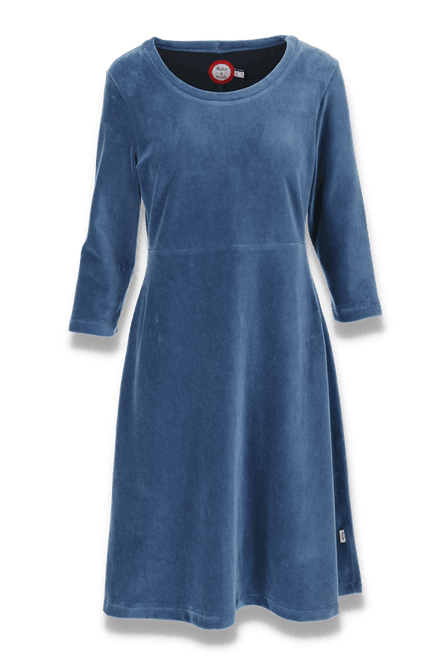 Main Image Elli dress babycord dustyblue 