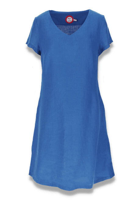 Main Image Hannalena royal blue linnen dress