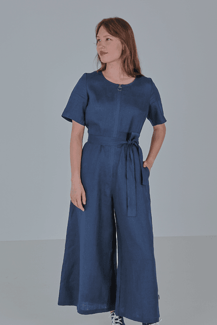 Main Image Laura navyblue jumpsuit