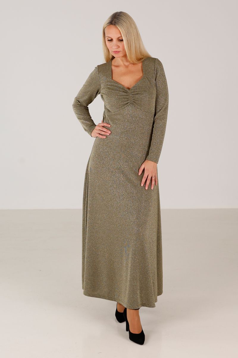 Alex gold glitter dress
