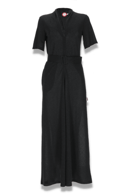 Main Image Vera black glitter jumpsuit