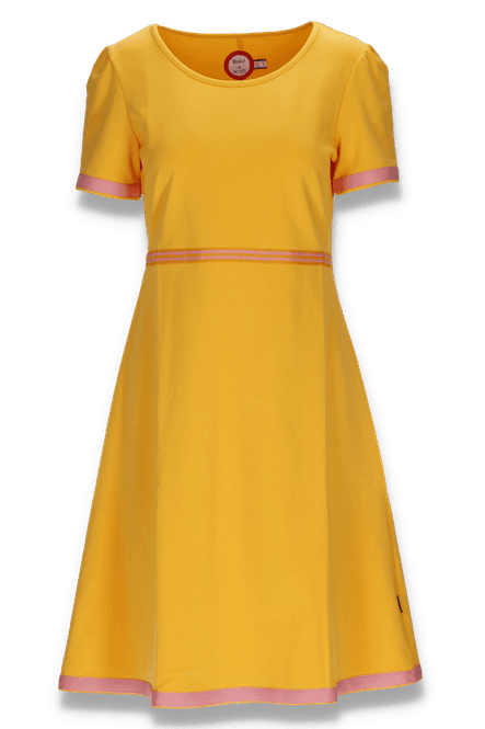 Main Image Pauline yellow and pink dress