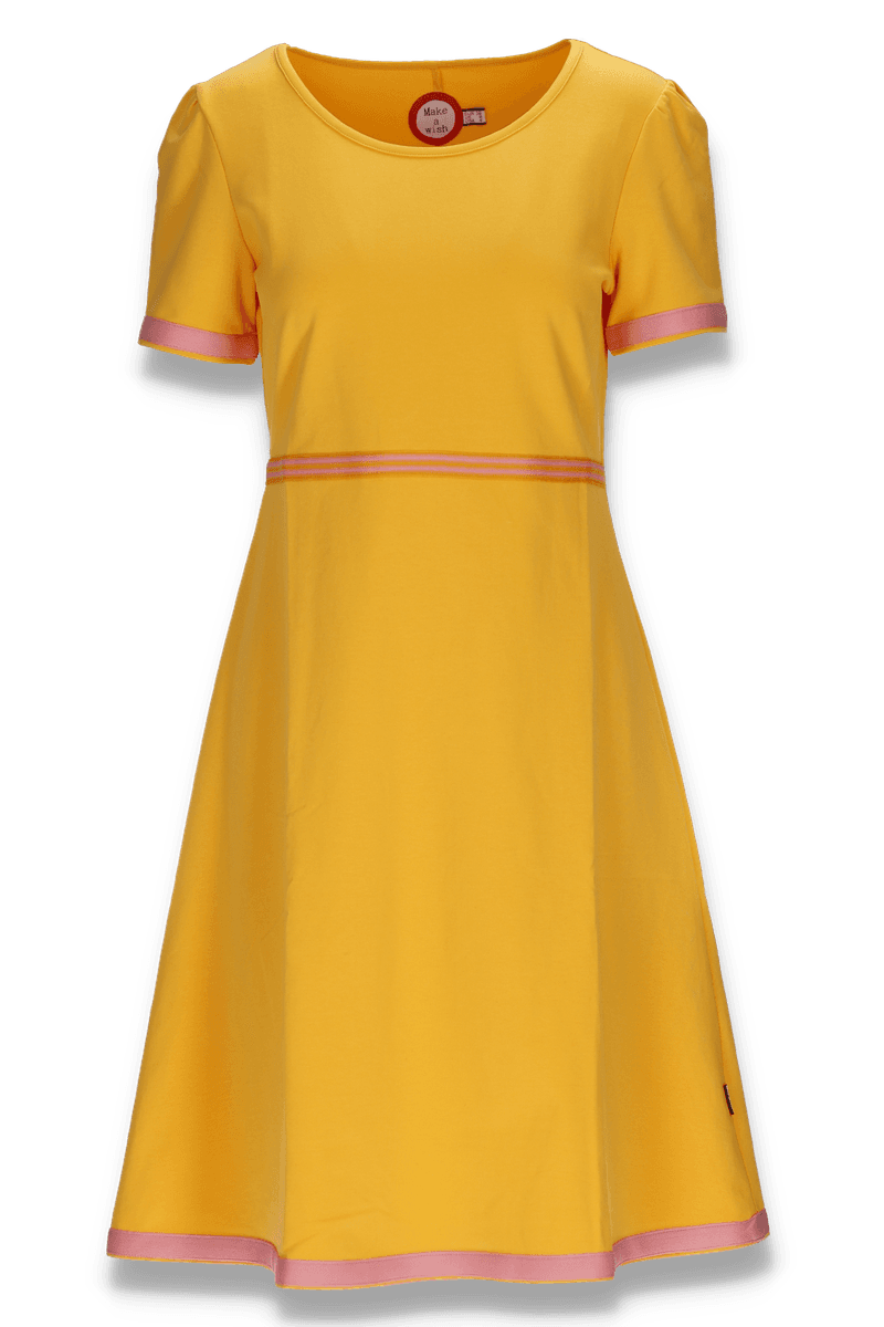 Pauline yellow and pink dress
