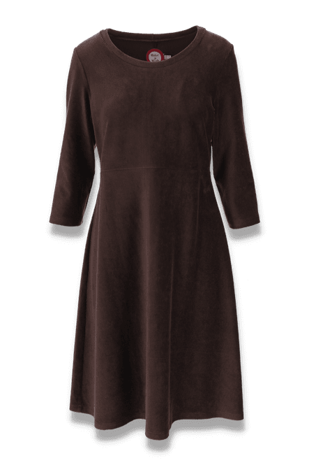 Main Image Elli dress brown babycord 