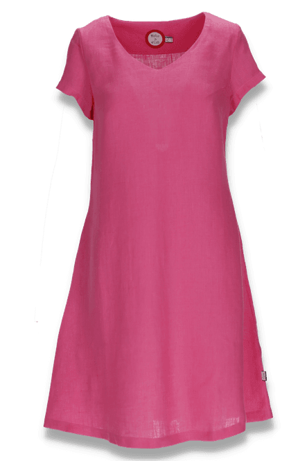 Main Image Hannalena pink  linen dress 