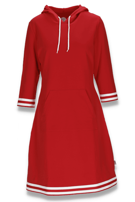 Main Image Dagny red and white dress