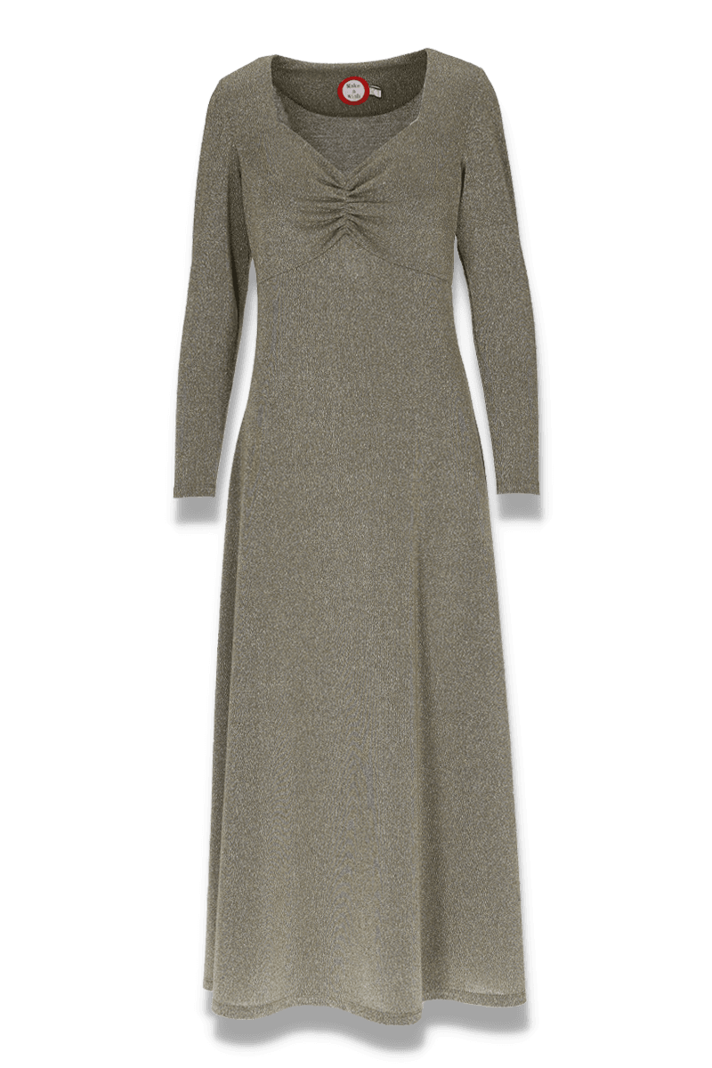 Alex gold glitter dress